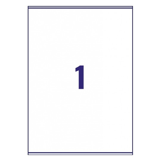 AVERY Zweckform Versandetiketten L7167100 weiß 199,6 x 289,1 mm, 100 Blatt