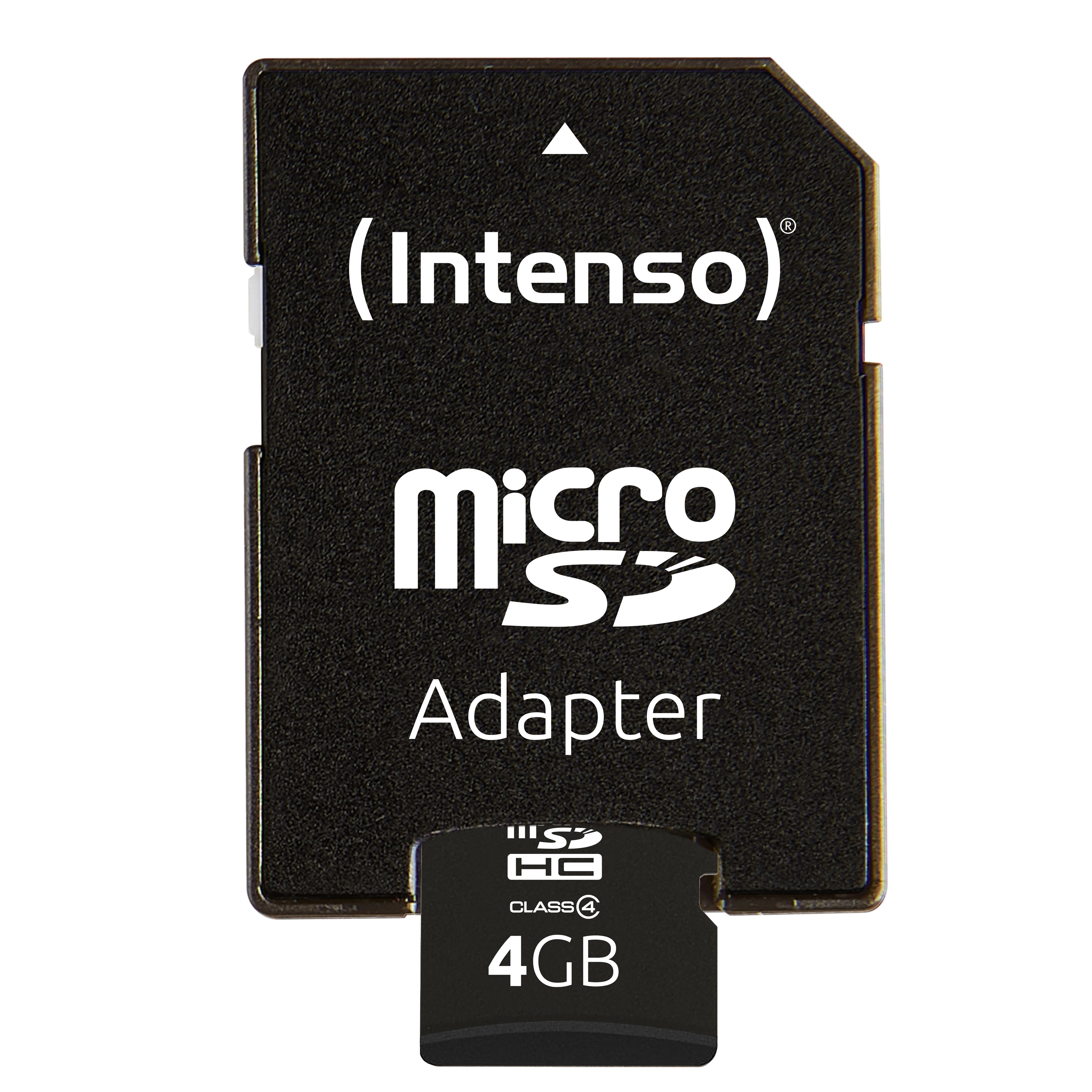 4GB microSDHC Class 4 + SD-Adapter