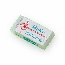 Laeufer Radiergummi PLAST0140 weiss, 1 St