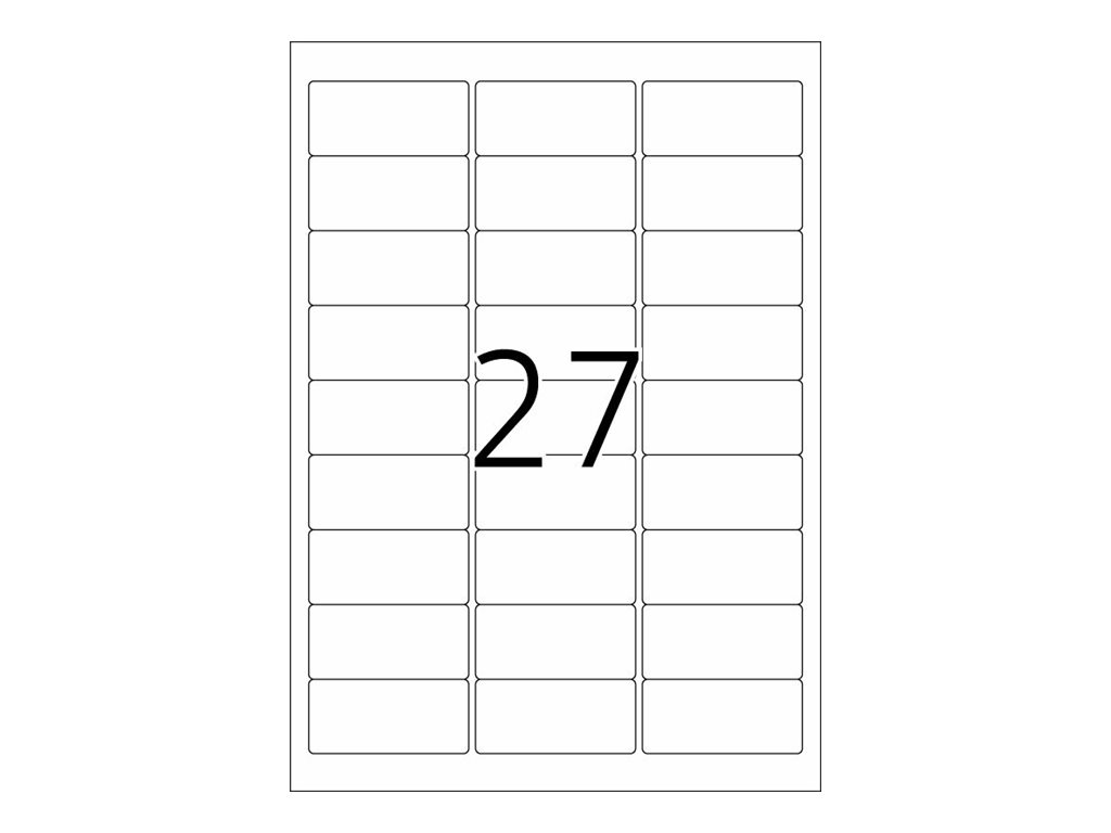 675 HERMA Typenschildetiketten 4222 silber 63,5 x 29,6 mm