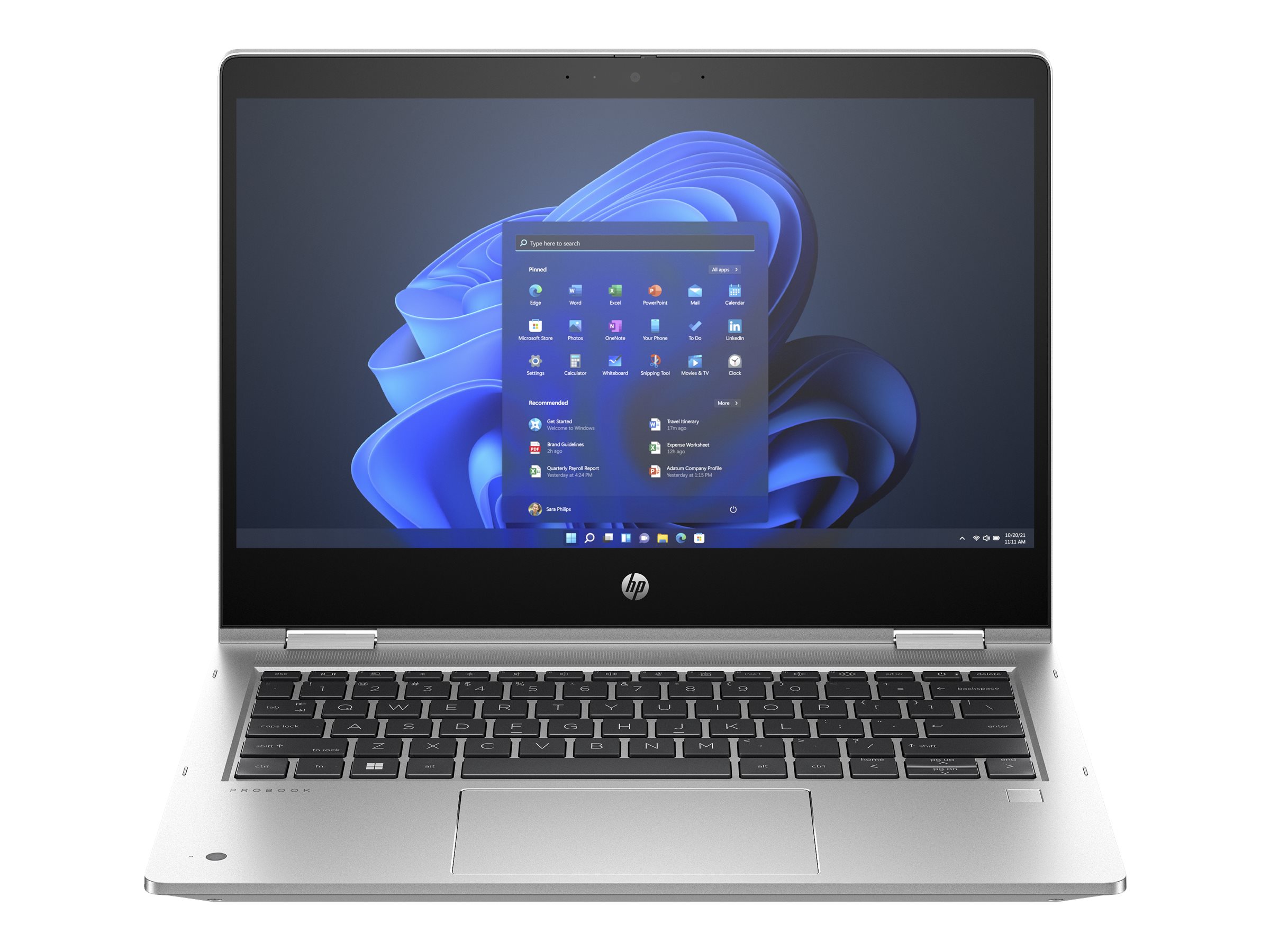 HP Pro x360 435 G10 AMD Ryzen 7 7730U 33,8cm 13,3Zoll FHD BV 400 Touch 2x16GB 1TBPCIe NVMeSSD UMA WiFi 6E BT FPR W11P 3J Gar DE