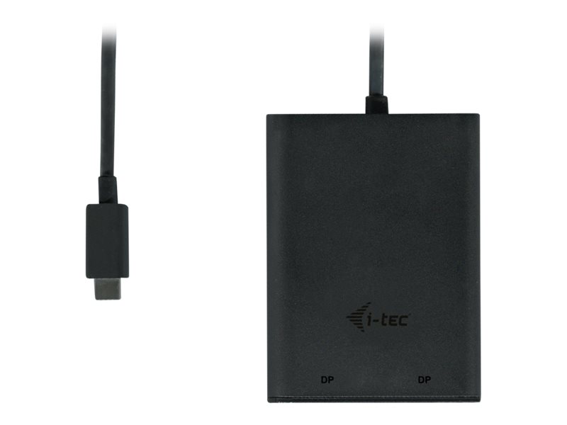 I-TEC USB C auf Dual DisplayPort VideoAdapter 2x DisplayPort 4K Ultra HD kompatibel mit Thunderbolt 3