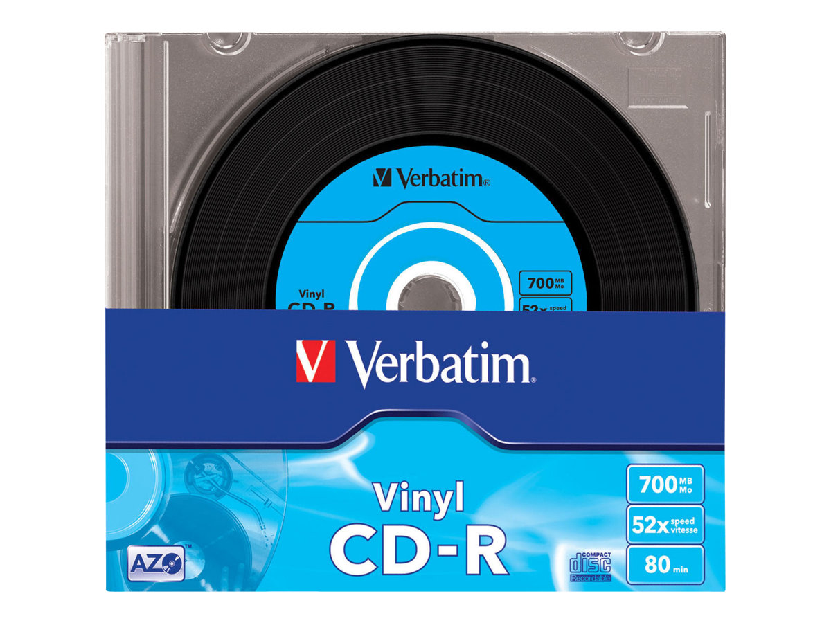 10 verbatim CD-R Vinyl 700 MB 10 verbatim CD-R Vinyl 700 MB