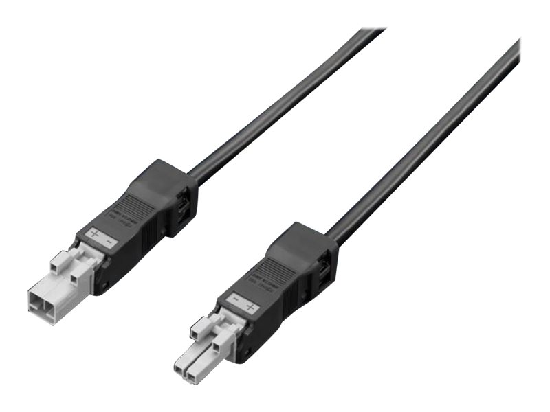 Rittal Anschlussleitung L1000mm St.+Bu. 2polig 24VDC sw PK=5Stck Rittal Anschlussleitung L1000mm St.+Bu. 2polig 24VDC sw PK=5Stck