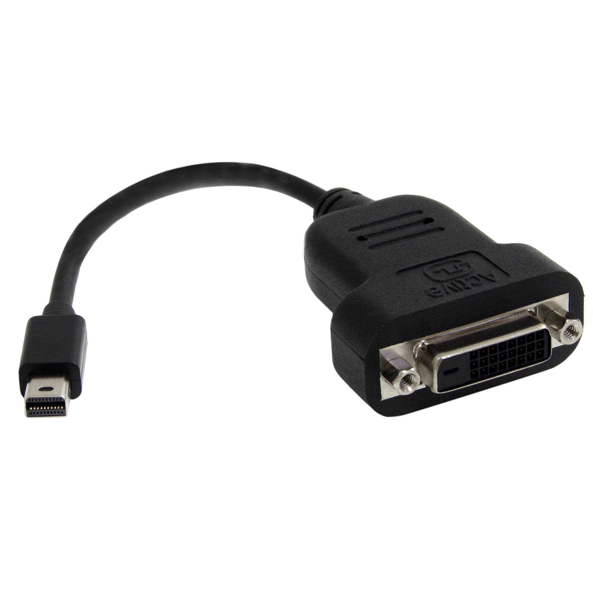 STARTECHCOM Aktiver Mini DisplayPort auf DVI Adapter mDP zu DVI SteckerBuchse Konverter 1920x1200