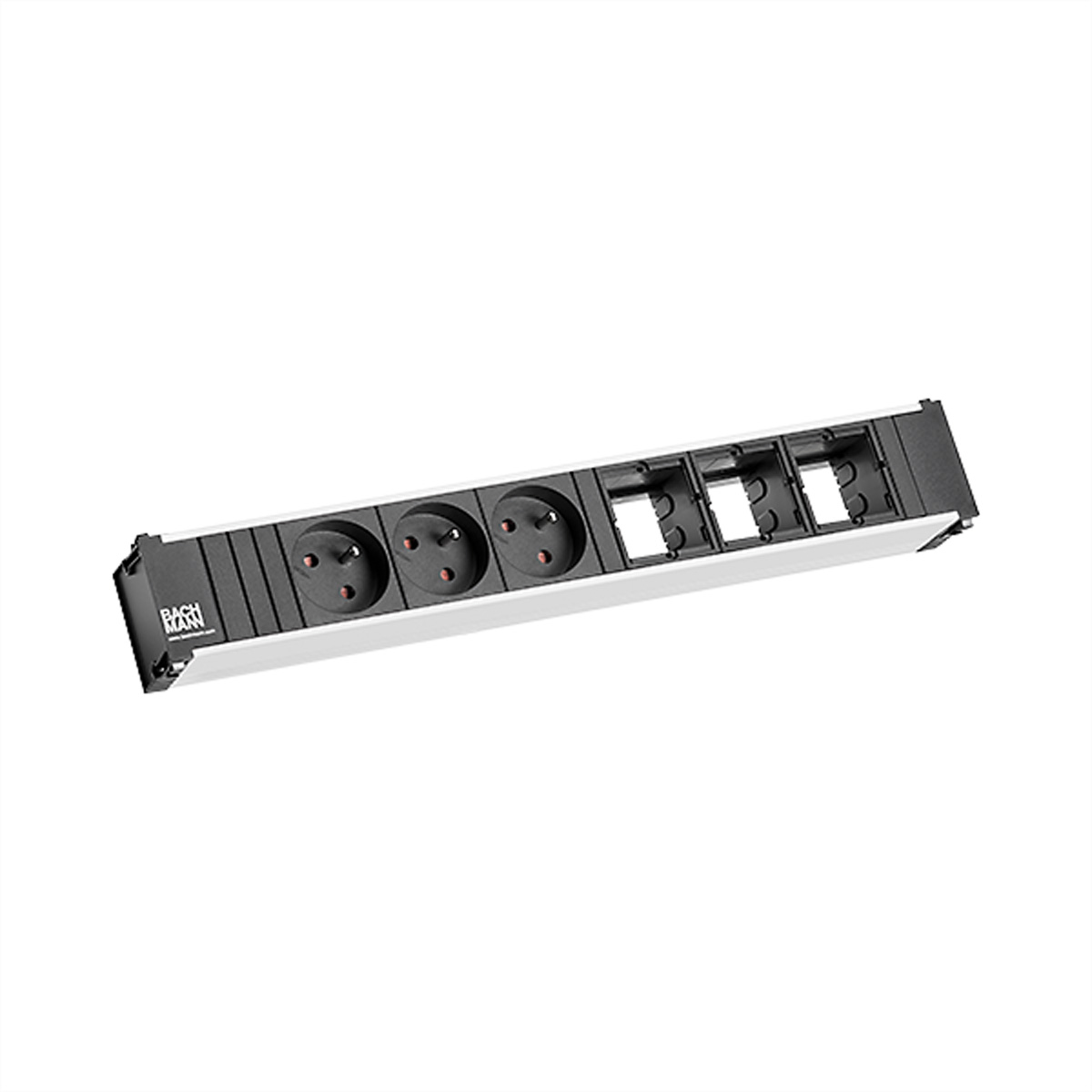 Bachmann Steckdosenleiste f?r Coni 3xUTE Dosen 3xAbdeckung
