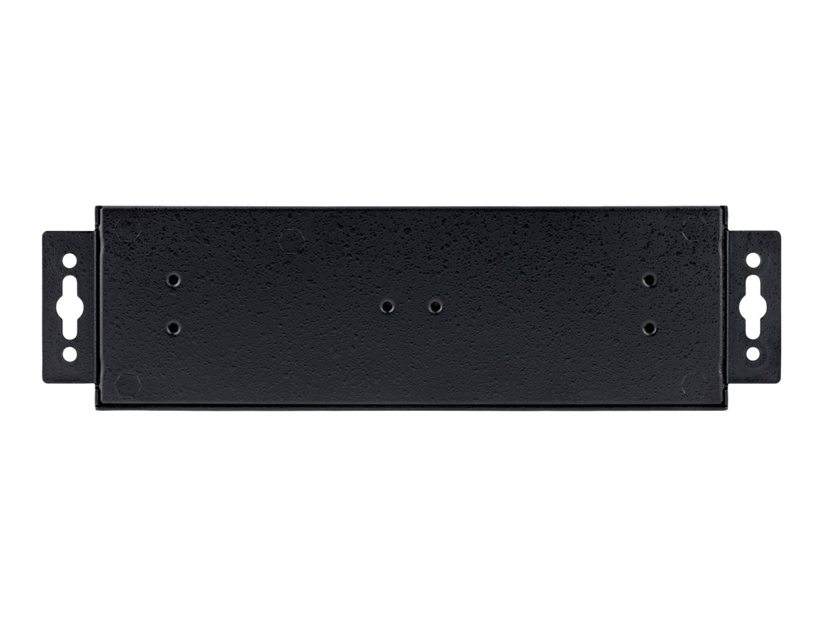 StarTech.com 10-Port Industrial USB 2.0 Hub, Rugged USB Hub w/15kV Air/8kV Contact ESD Level 4 Protection, DIN/Wall/Desk Mountable USB-A Hub, Multiport USB Hub with Locking Ports - Metal Construction (USB210AIND-USB-A-HUB) - Hub - industriell - 10 Anschlü