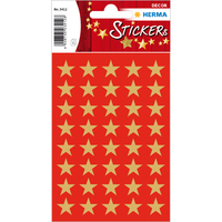 HERMA Aufkleber 3412 Sterne, gold, 120 Etiketten HERMA Aufkleber 3412 Sterne, gold, 120 Etiketten