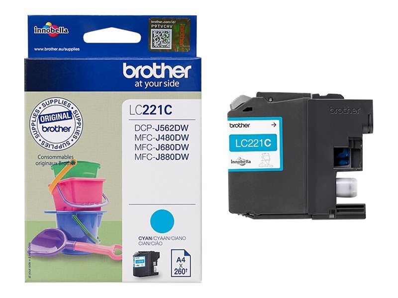 LC221C BROTHER MFC Tinte cyan 260Seiten
