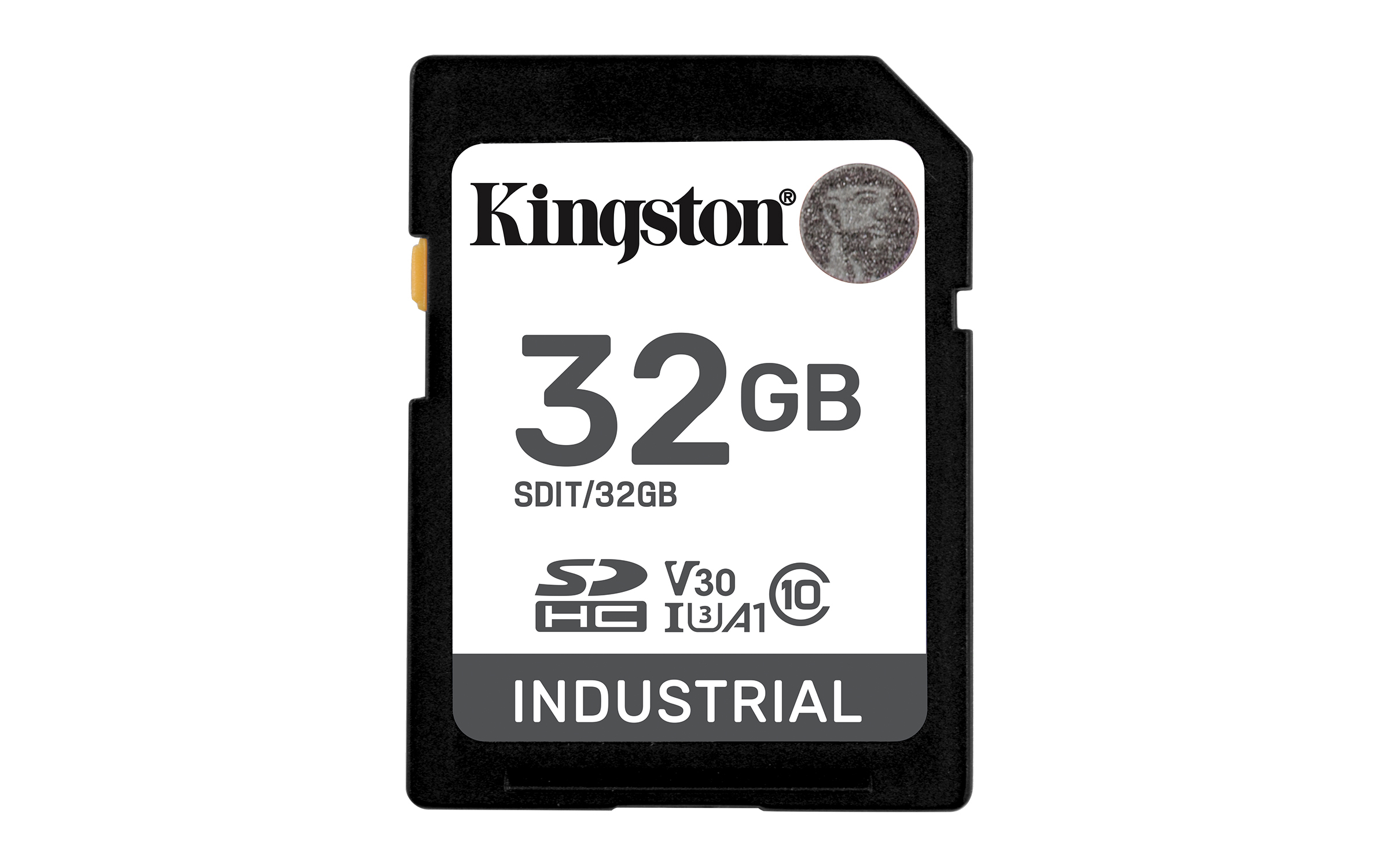KINGSTON 32GB SDHC Industrial 40C to 85C C10 UHSI U3 V30 A1 pSLC