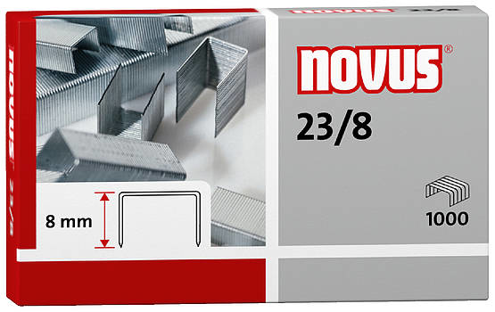 1.000 novus Heftklammern 23/8