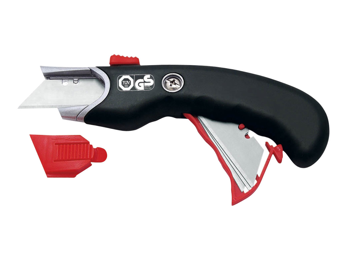 WEDO Cuttermesser Safety Premium schwarz 19 mm WEDO Cuttermesser Safety Premium schwarz 19 mm