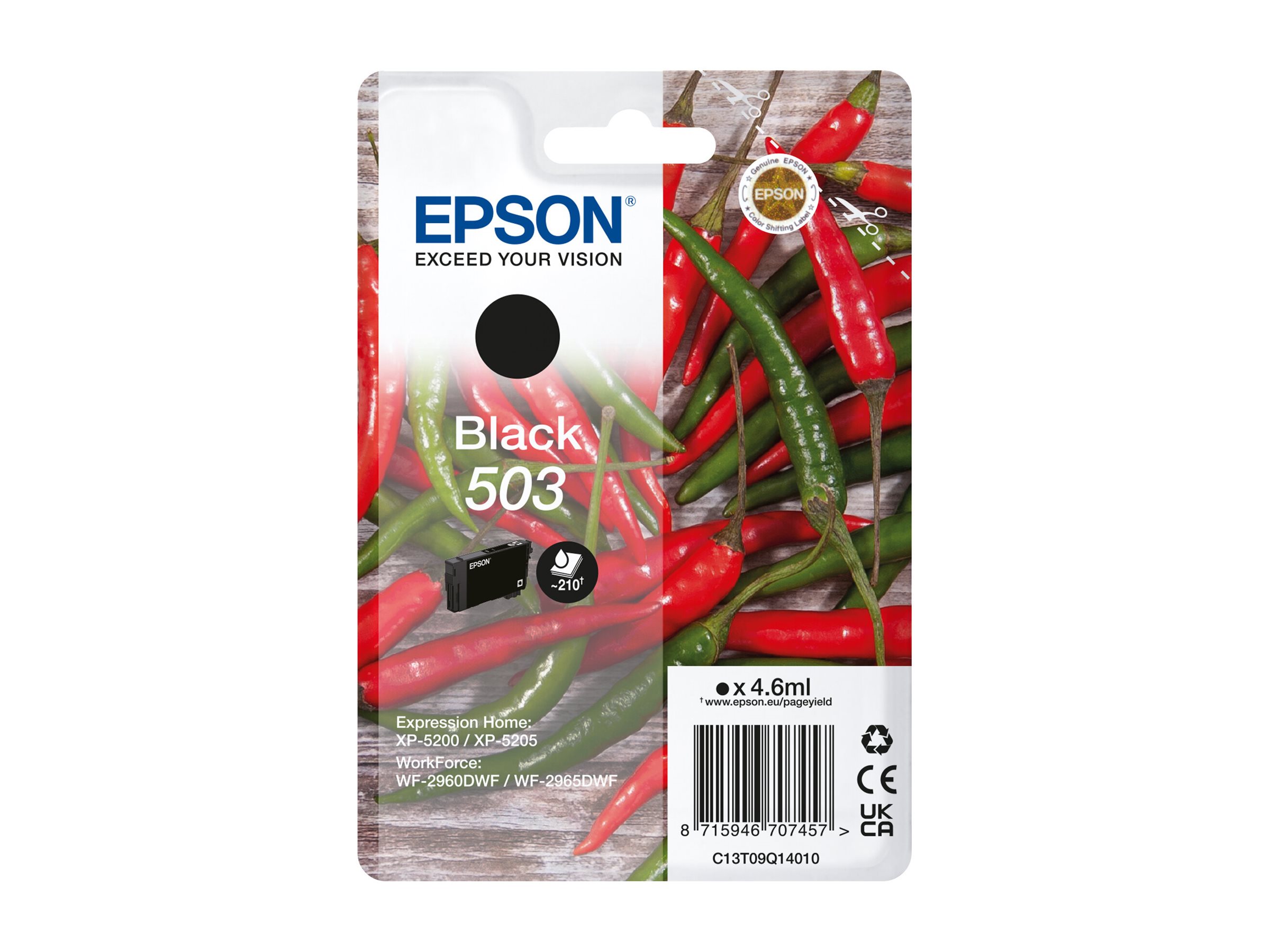 C13T09Q14010 EPSON Nr.503 XP Tinte black C13T09Q14010 EPSON Nr.503 XP Tinte black