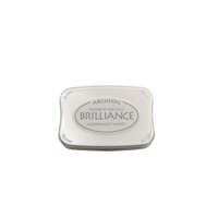artoz Stempelkissen Brilliance weiß 9,0 x 6,0 cm, 1 St