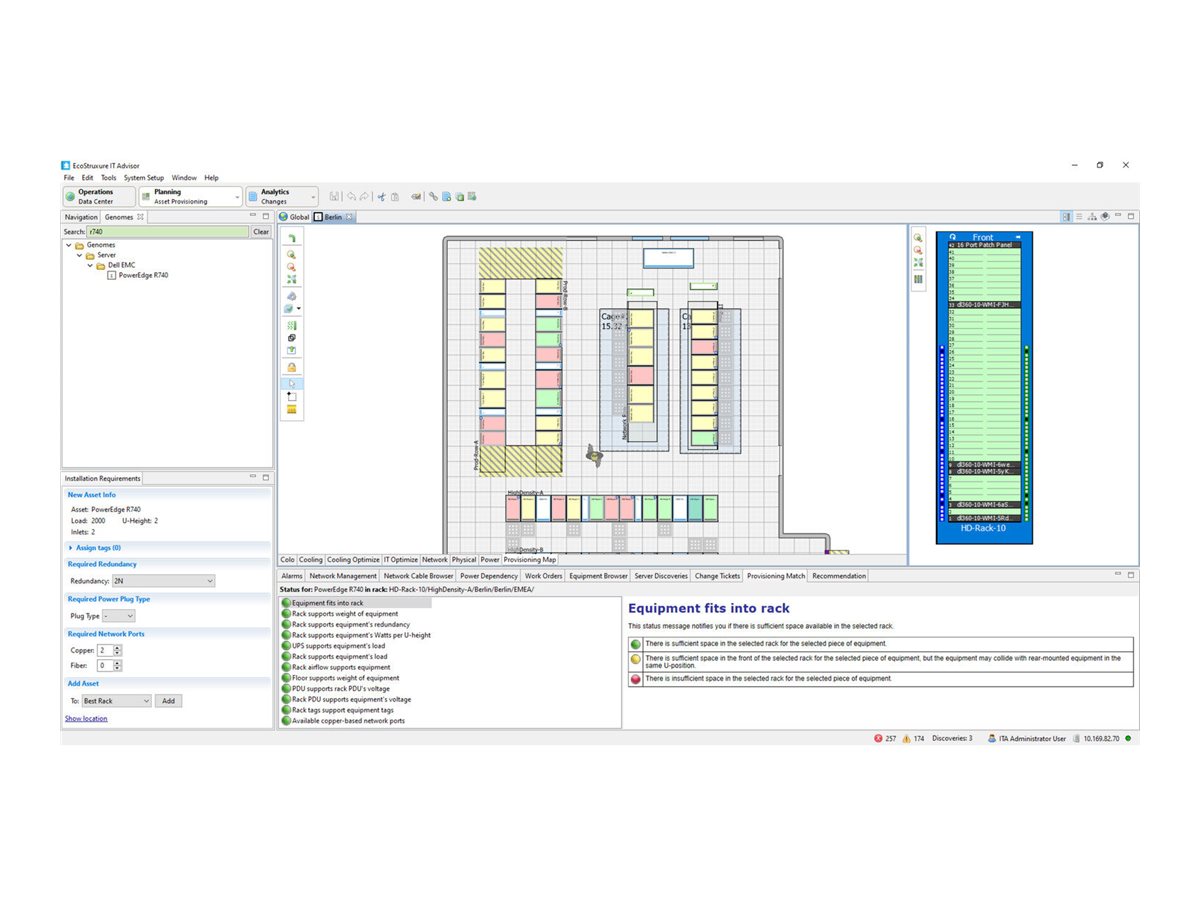 APC IT Advisor Support Contract for Perpetual License Capacity 3 Years 100 Racks APC IT Advisor Support Contract for Perpetual License Capacity 3 Years 100 Racks