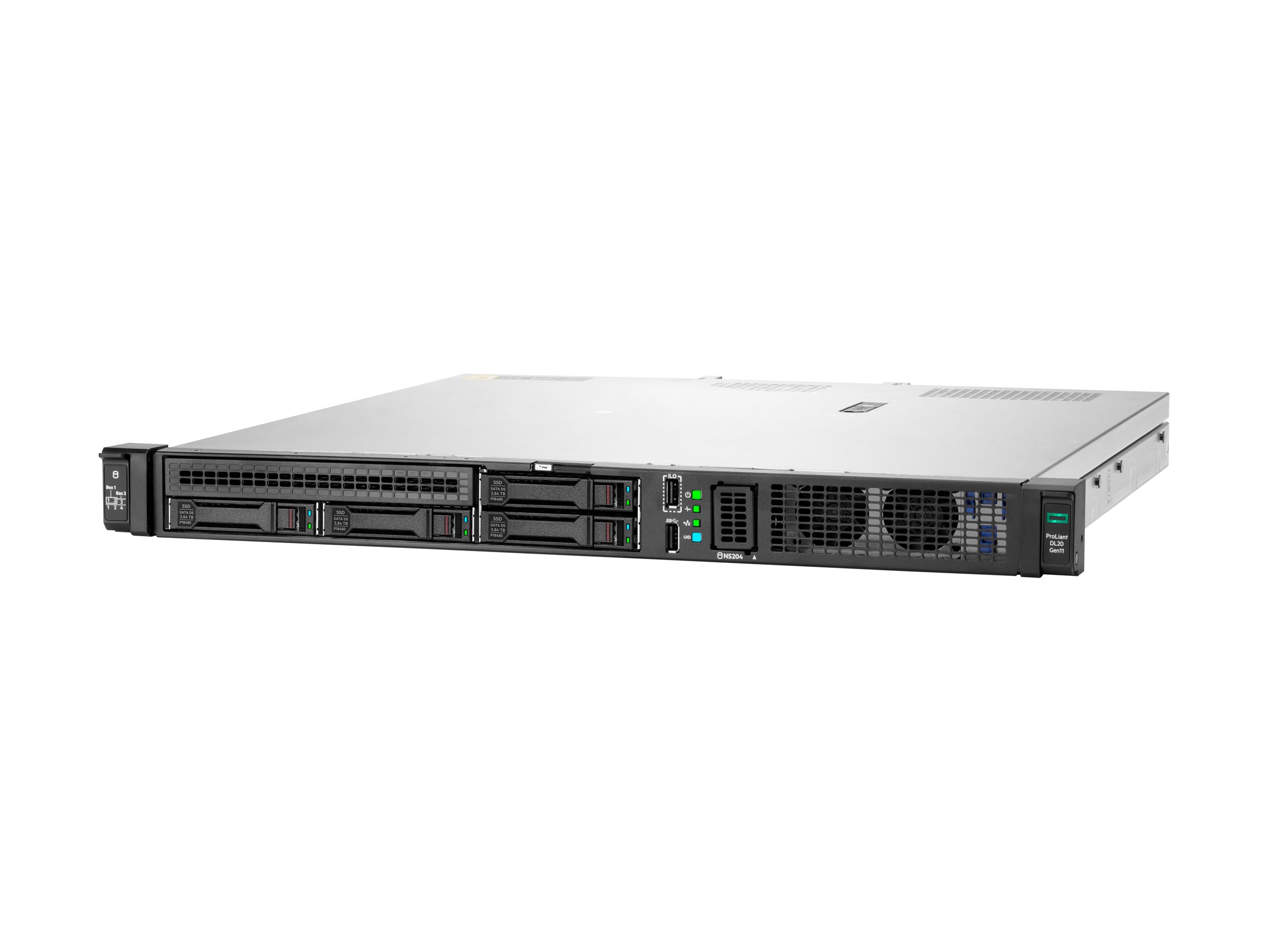 HPE ProLiant DL20 Gen11 1HE Xeon E-2434 4-Core 3.4GHz 1x16GB-U 4xSSF Hot Plug VROC 800W Server
