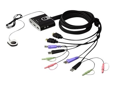 ATEN CS692 KVM Switch USB HDMI Audio 2 Ports