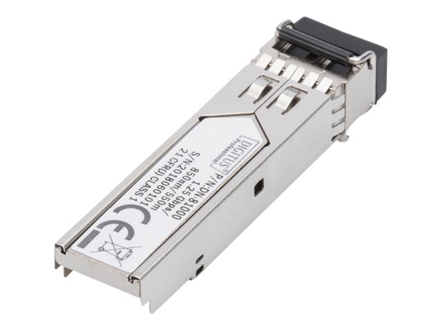 DIGITUS 1.25 Gbps SFP Module MM LC Duplex 850nm bis 550m HP DIGITUS 1.25 Gbps SFP Module MM LC Duplex 850nm bis 550m HP