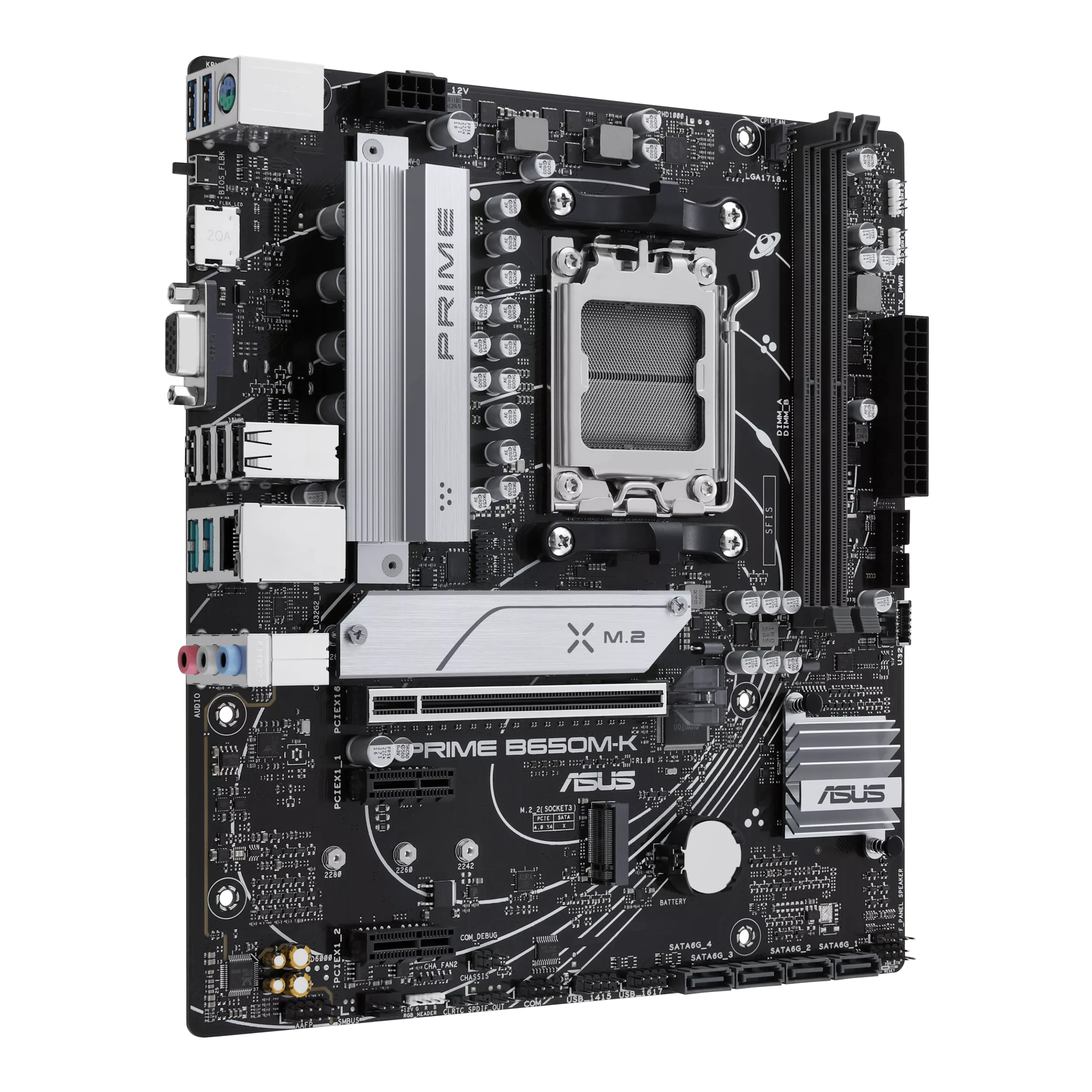 ASUS PRIME B650MK AM5 4xDDR5 mATX MB 4xSATA 2xM2