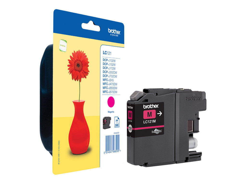LC121M BROTHER MFC Tinte magenta 300 LC121M BROTHER MFC Tinte magenta 300