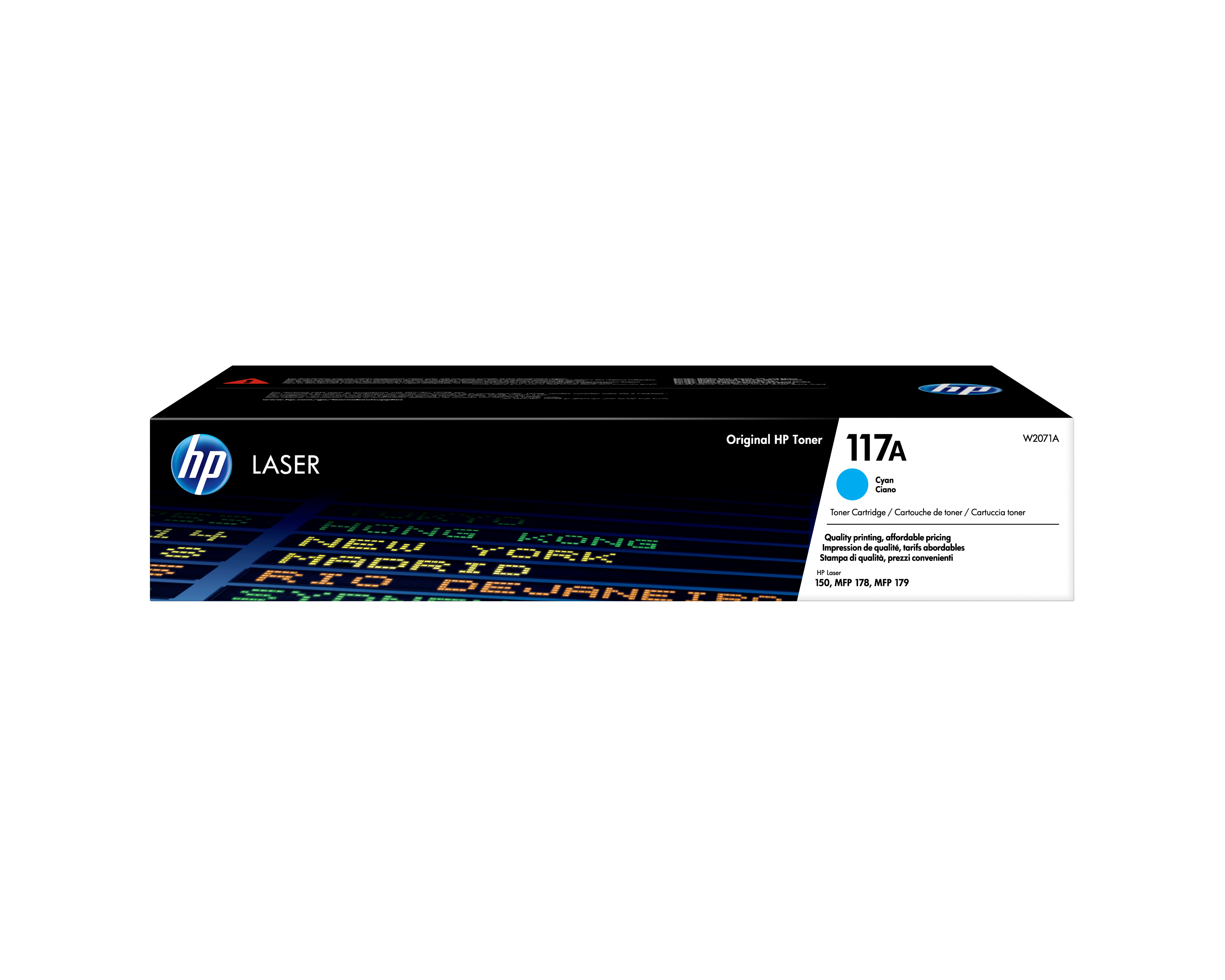 HP 117A W2071A cyan Tonerkartusche