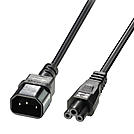 LINDY IEC C14 to C5 Ext Cable IEC C14 to C5 Cloverleaf 3m