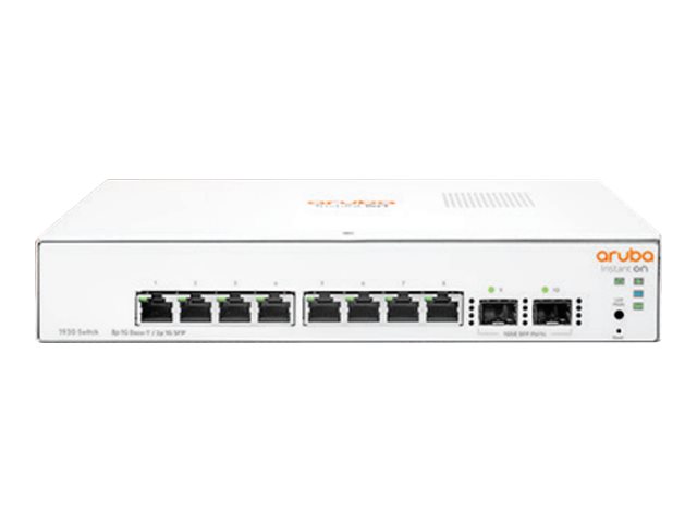 HPE Networking Instant On Switch 8p Gigabit 2p SFP 1930 EU en HPE Networking Instant On Switch 8p Gigabit 2p SFP 1930 EU en