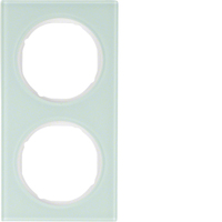 Berker Rahmen 10122209 2-fach R.3 Glas polarweiß Berker Rahmen 10122209 2-fach R.3 Glas polarweiß