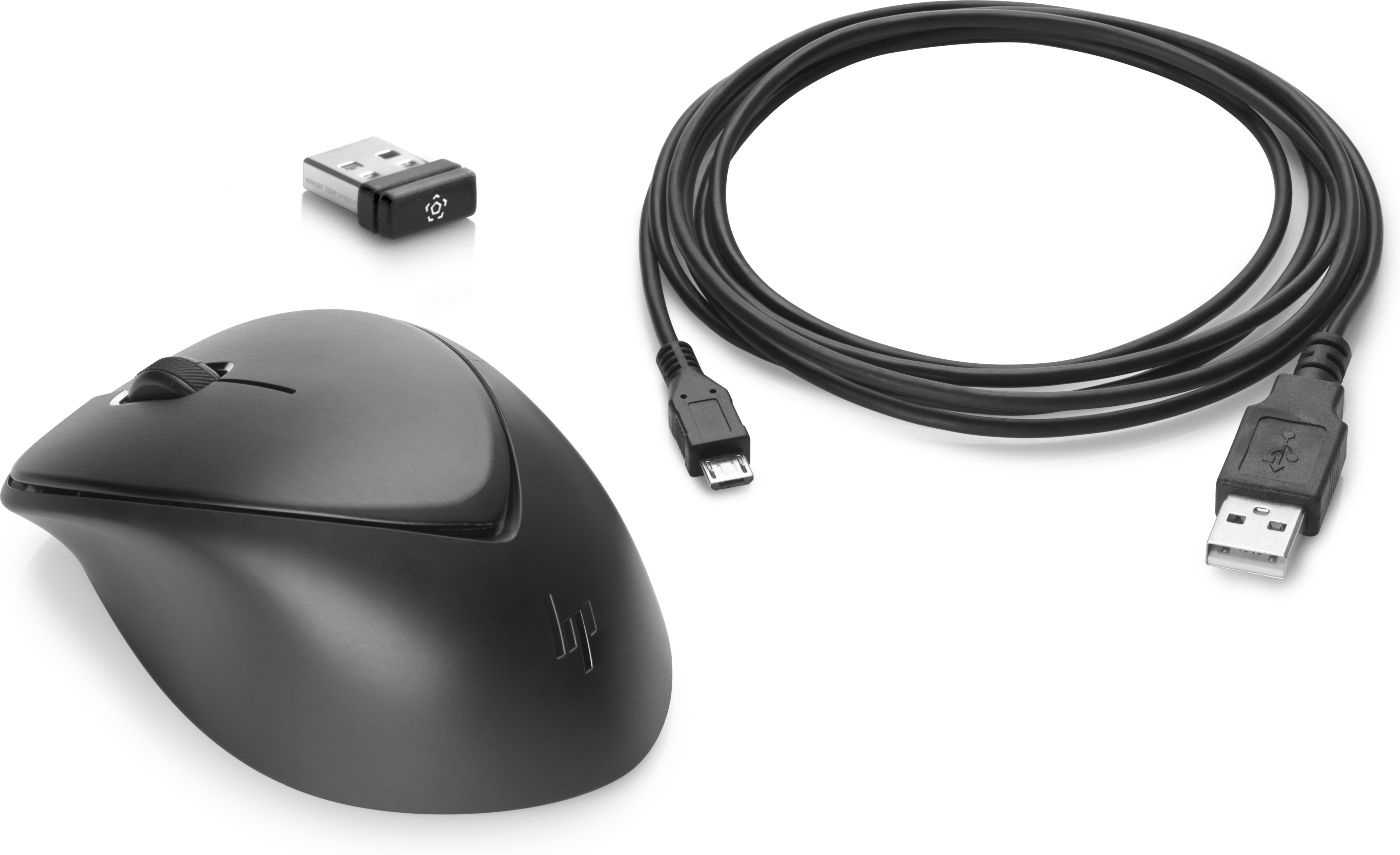 HP Wireless Premium Mouse Beidhaendig Laser RF Wireless 1200 DPI Schwarz