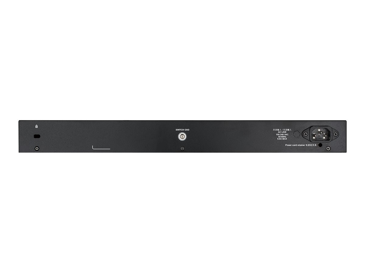 D-LINK DGS-1250-28XMP/E 28-Port Smart Managed PoE+ Gigabit Switch 24x 10/100/1000BASE-T PoE 4x 10-Gigabit-Port (SFP+)