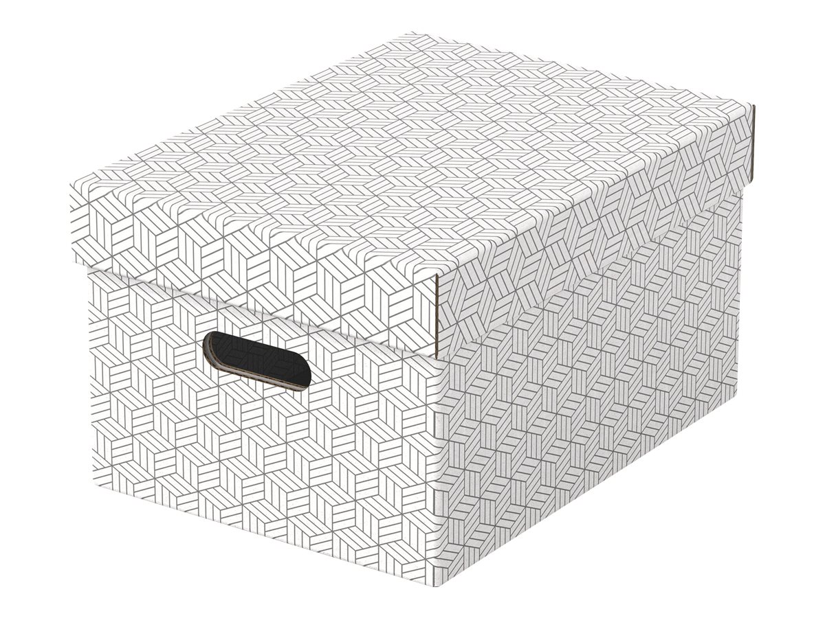 3 Esselte Home Aufbewahrungsboxen 17,5 l weiss 26,5 x 36,5 x 20,5 cm