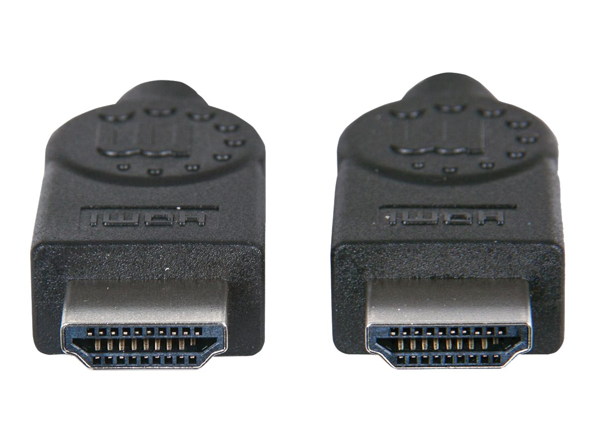 MANHATTAN High Speed HDMI-Kabel ARC 3D 4K30Hz HDMI-Stecker auf HDMI-Stecker geschirmt schwarz 5m