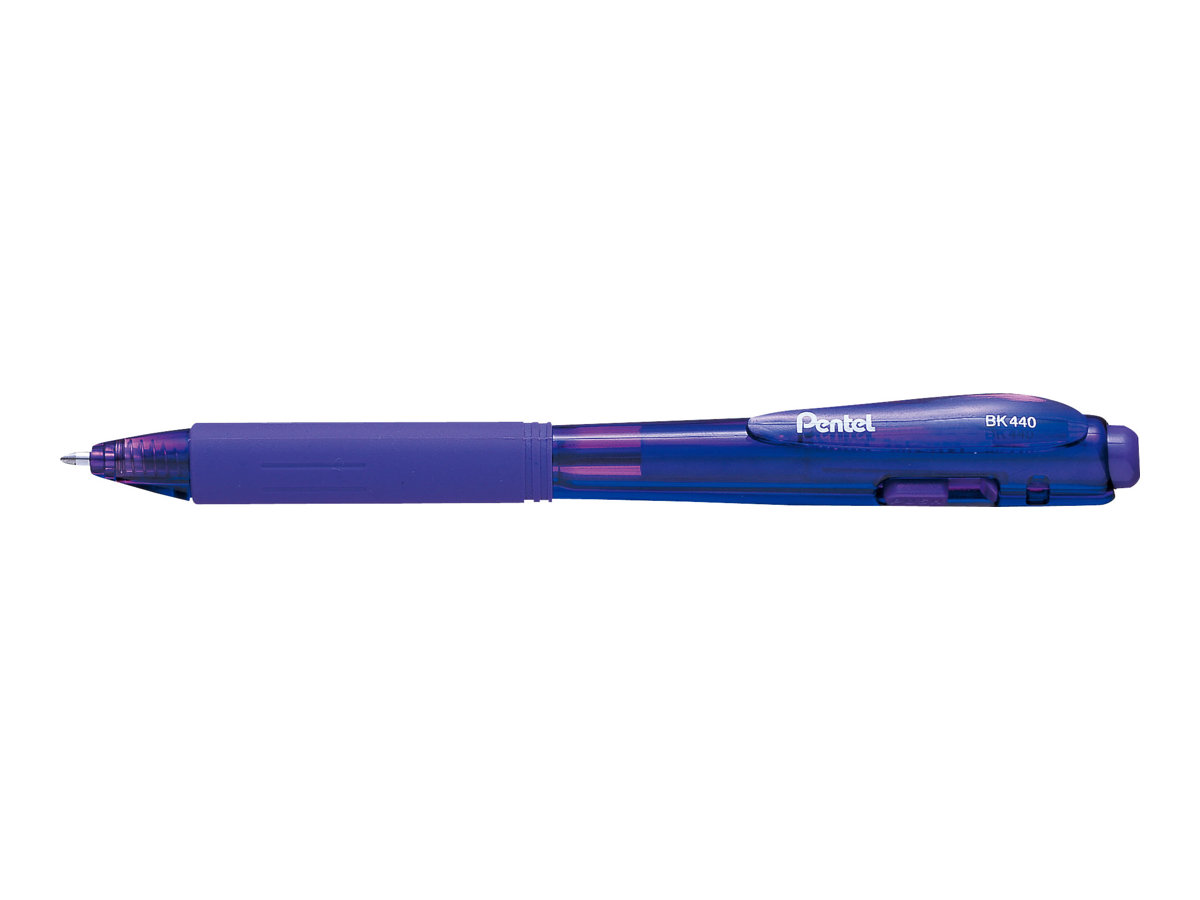 Pentel Kugelschreiber BK440 lila/transparent, Schreibfarbe: lila, 1 St. Pentel Kugelschreiber BK440 lila/transparent, Schreibfarbe: lila, 1 St.