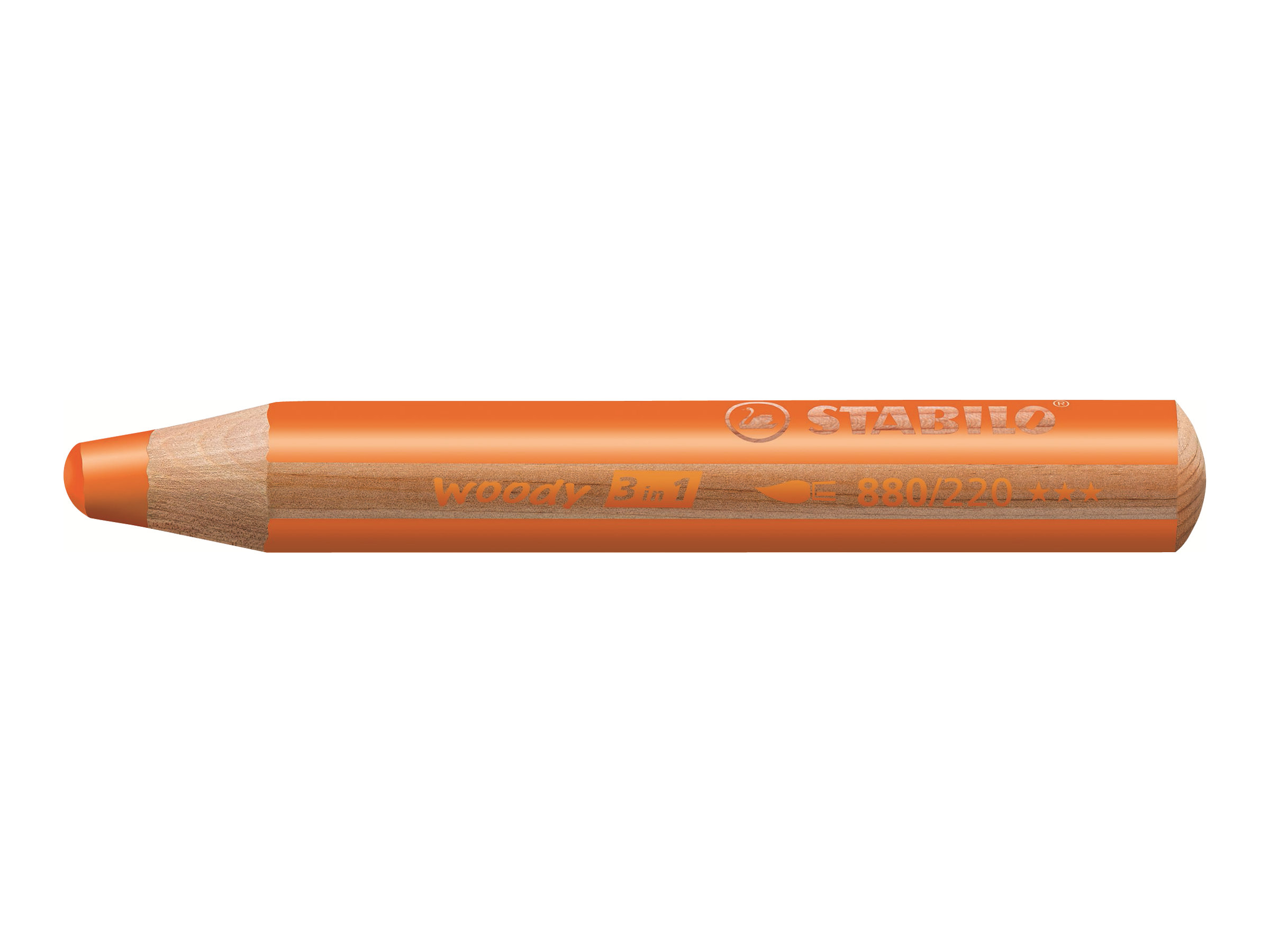 STABILO woody 3 in 1 Buntstift orange, 1 St. STABILO woody 3 in 1 Buntstift orange, 1 St.