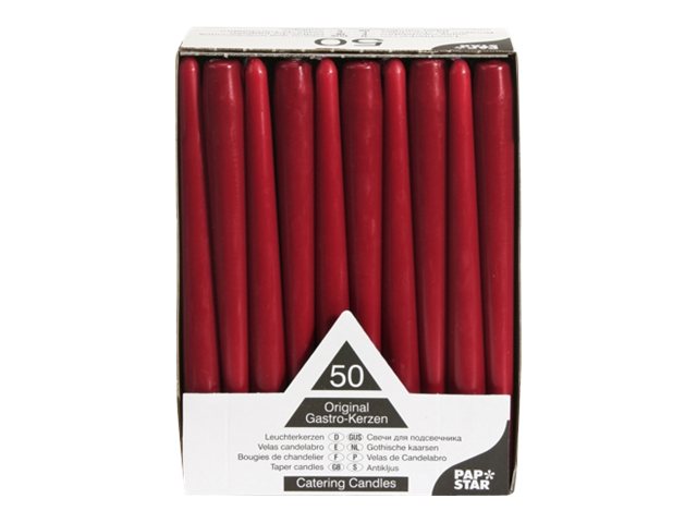 50 STARPAK Kerzen bordeaux