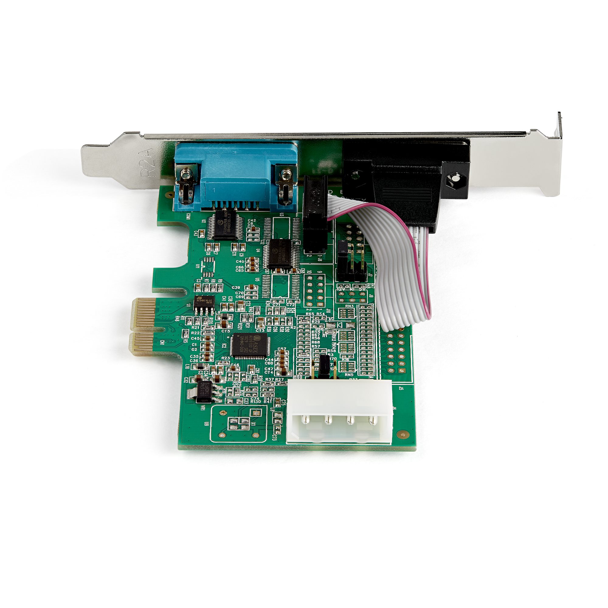STARTECHCOM 2 Port PCI Express serielle Schnittstellenkarte 16950 UART 256ByteFIFOCache Adapterkarte
