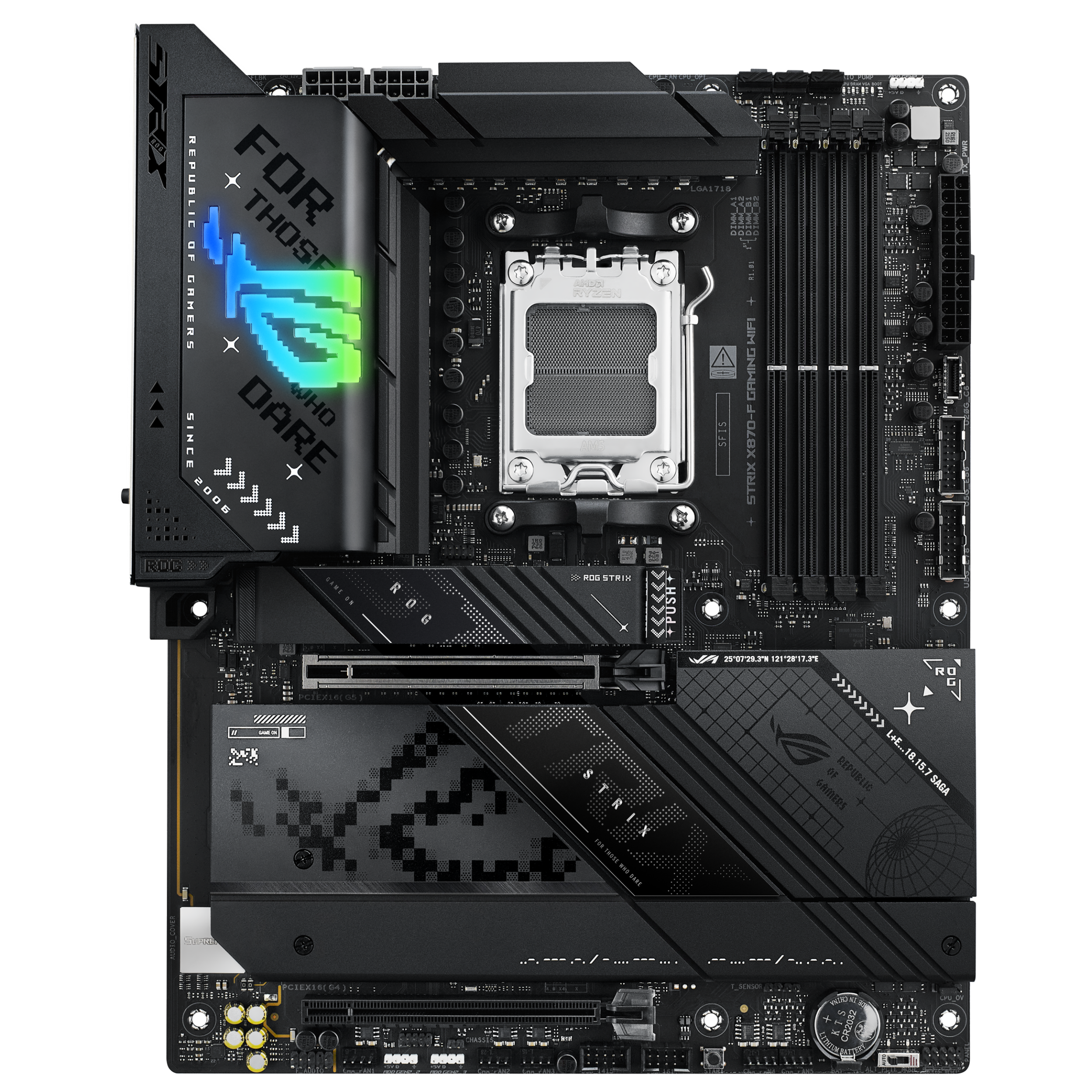 ASUS ROG STRIX X870-F GAMING WIFI Wi-Fi 7 USB-C 3.2 Gen 2x2 2.5 Gigabit LAN