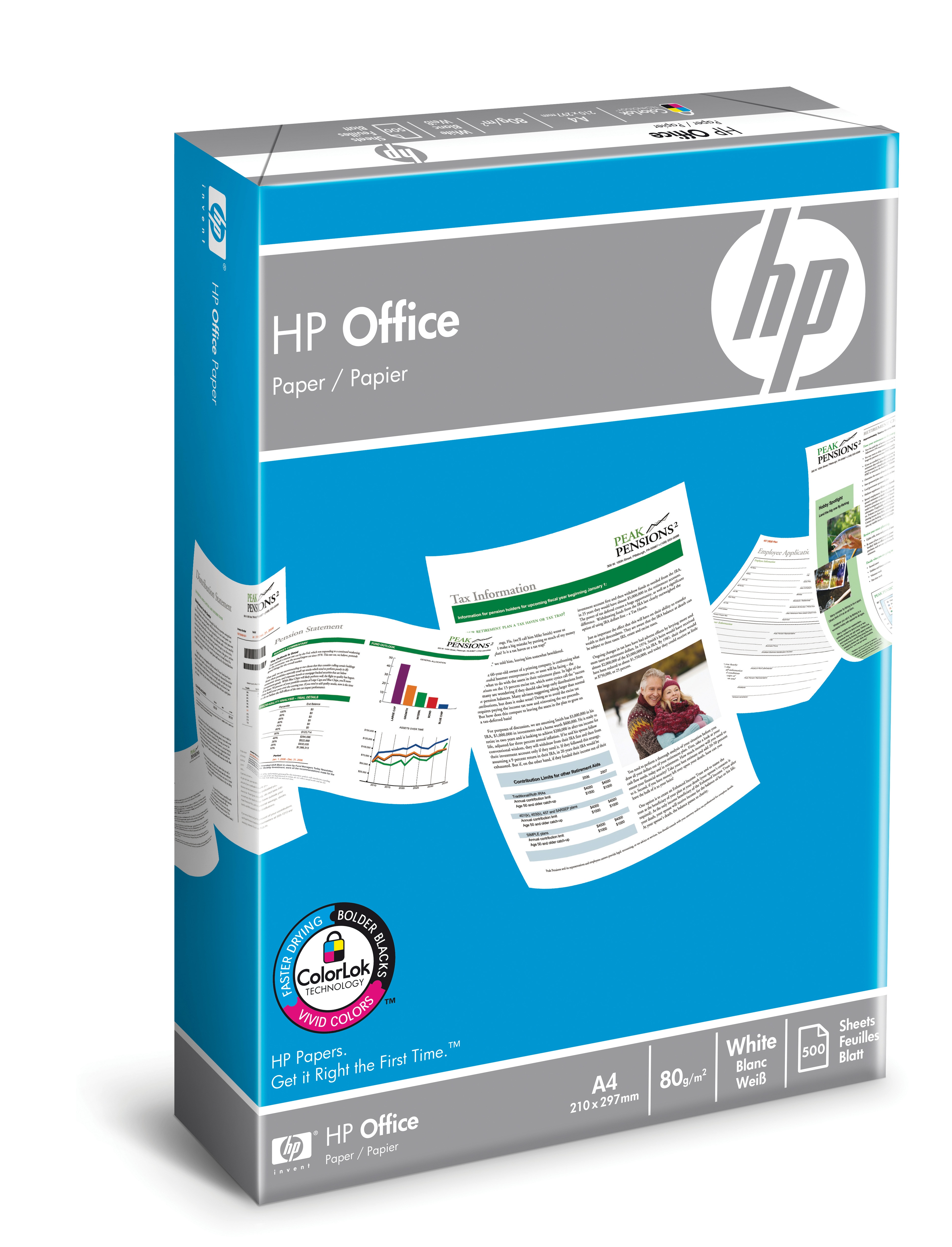HP Kopierpapier Office DIN A4 80 gqm 500 Blatt