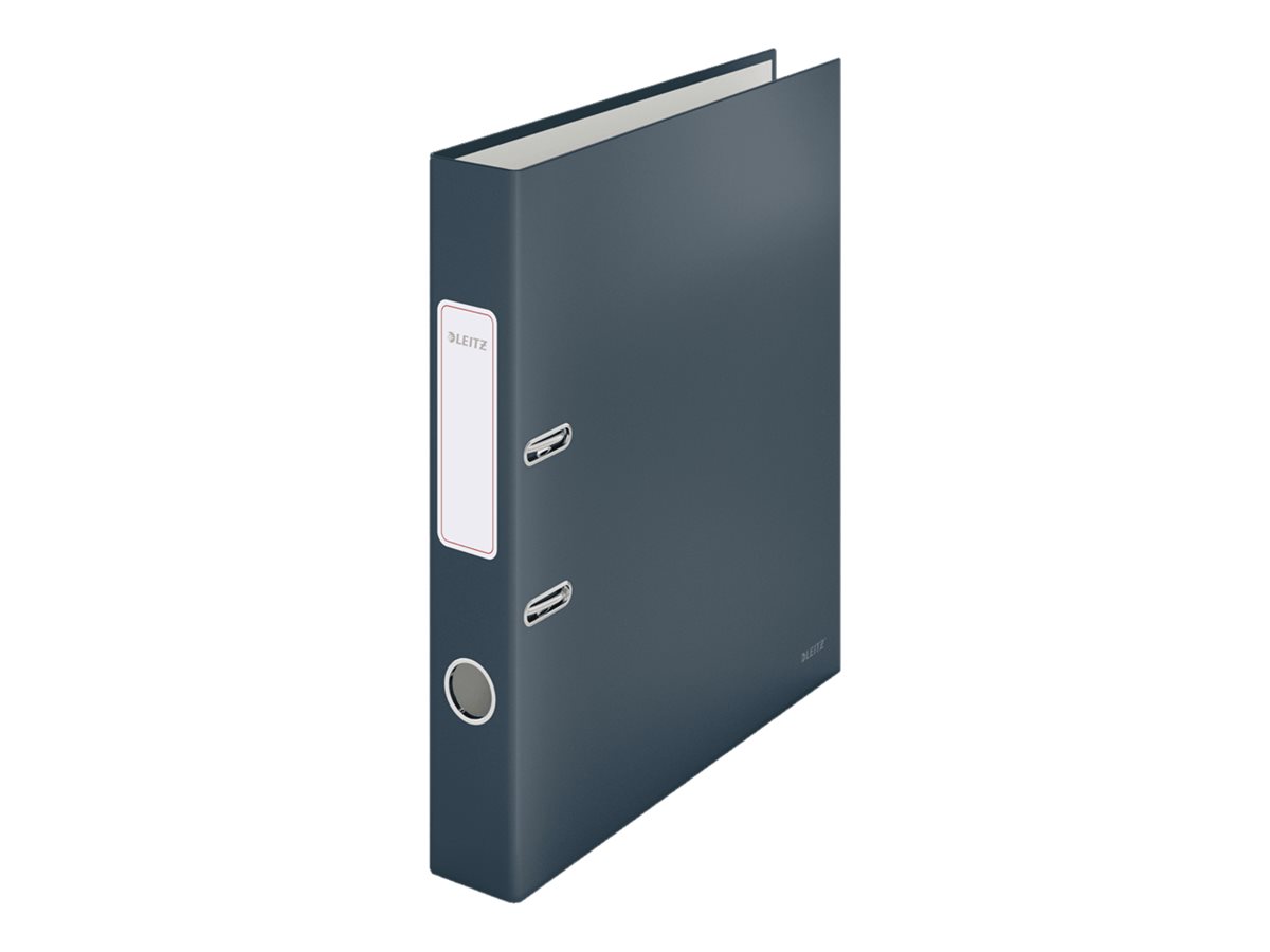 LEITZ Cosy Soft-Touch Ordner samtgrau stabile Pappe 5,2 cm DIN A4