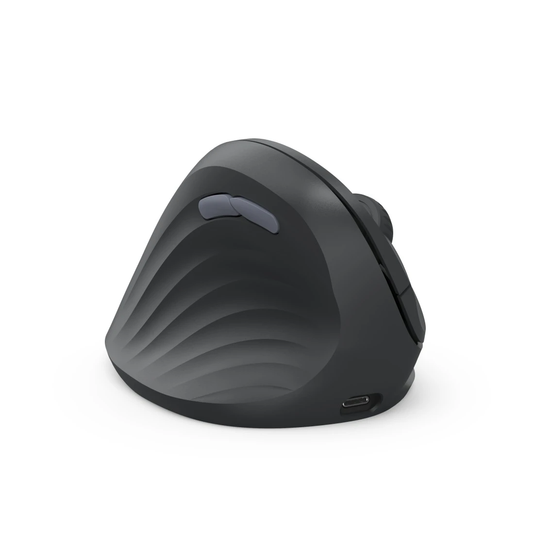Hama Vertikale ergonomische Linkshänder-Maus EWM-600L Multi Device 1.800 dpi Schwarz