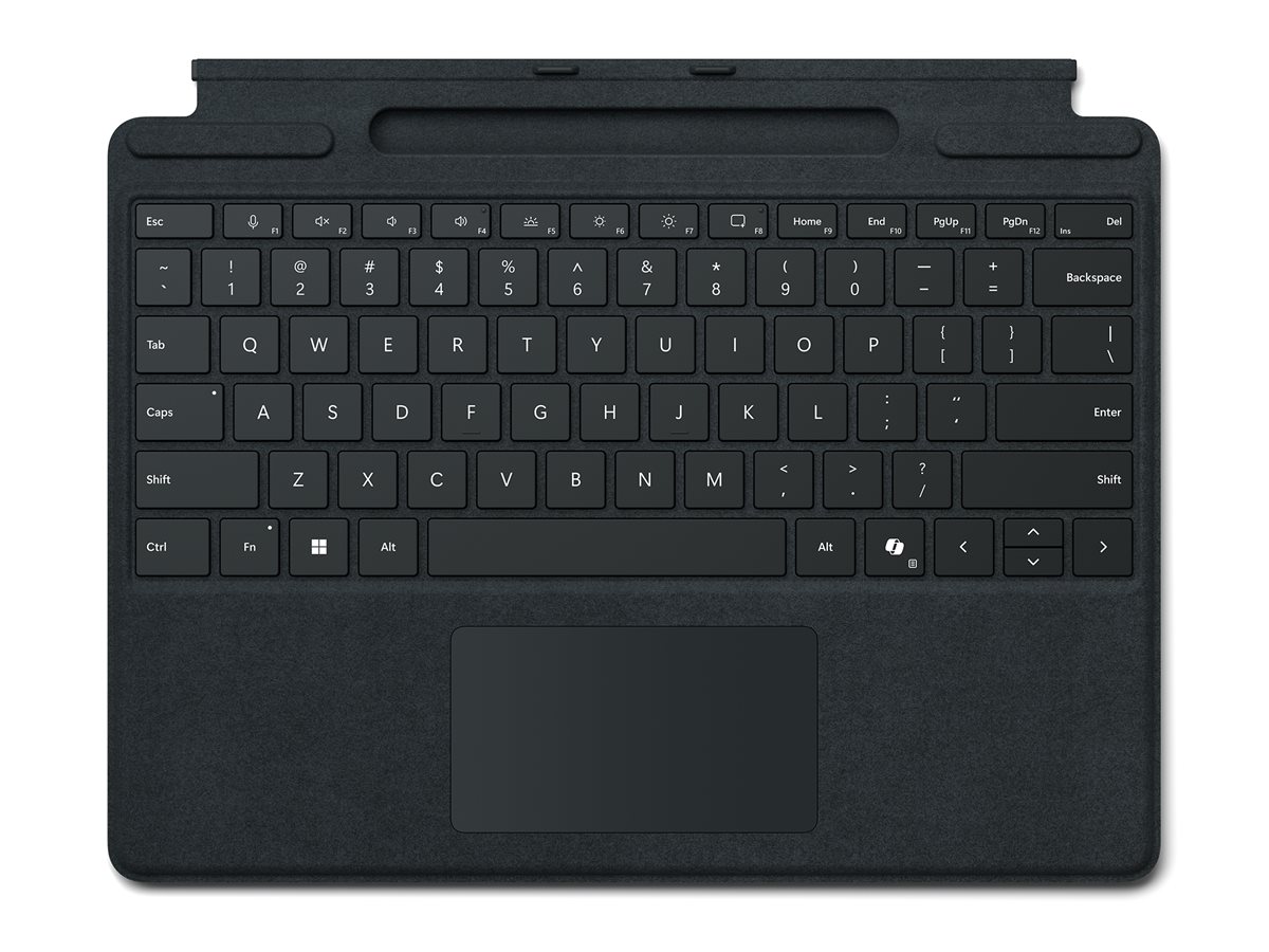 MICROSOFT Surface Pro9/10 Typecover with Slim Pen Storage COMM black Spain MICROSOFT Surface Pro9/10 Typecover with Slim Pen Storage COMM black Spain