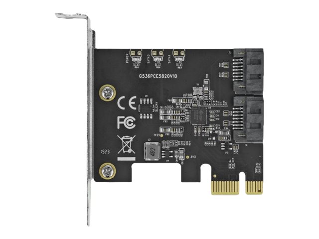 2 Port SATA PCI Express Karte - Low Profile Formfaktor