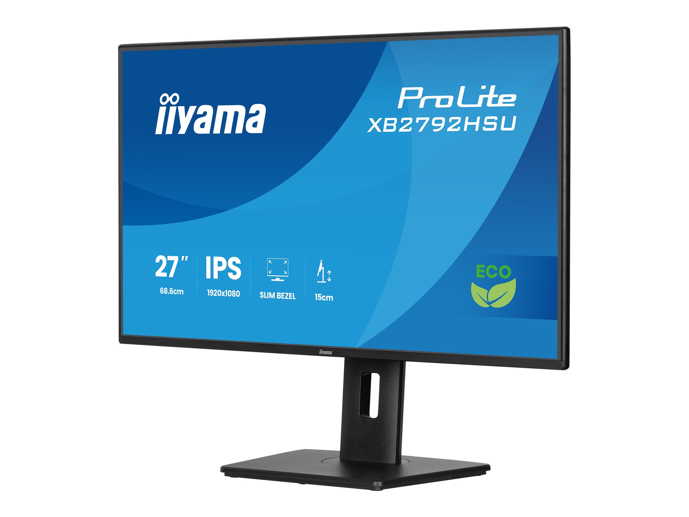 IIYAMA XB2792HSU-B1 68,58cm 27Zoll IPS FHD 4-side slim bezel EyeSafe 120Hz 300cd/m2 3ms HDMI DP USB 2x3.2 Speakers 15cm Height Adj. IIYAMA XB2792HSU-B1 68,58cm 27Zoll IPS FHD 4-side slim bezel EyeSafe 120Hz 300cd/m2 3ms HDMI DP USB 2x3.2 Speakers 15cm Height Adj.