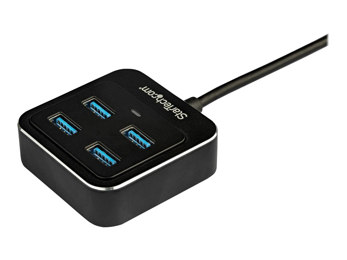 StarTech.com USB-C Hub 4 Port - USB Typ-C/ USB 3.1 Gen 2 Hub (10Gbit/s) - Bus powered - USB Type-C Verteiler - Thunderbolt 3 USB Hub - Hub - 4 Anschlüsse