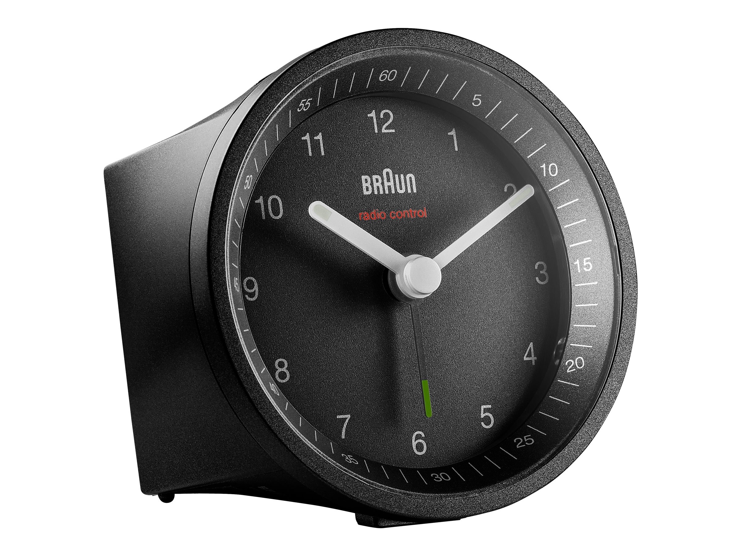 BRAUN Funkwecker BC 07 BDCF schwarz Kunststoff Ø 80 cm