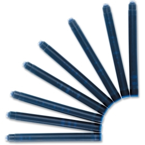 WATERMAN Tintenpatronen fuer Fueller S0713021 blau, 8 St