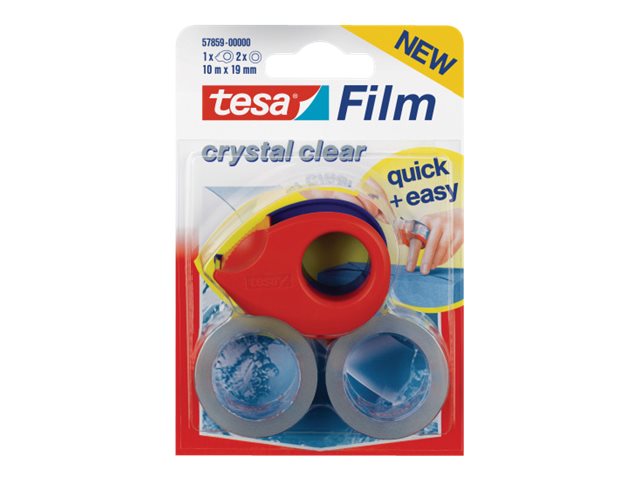 tesa KRISTALL KLAR Klebefilm transparent 19,0 mm x 10,0 m 1 Set