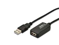 DIGITUS Repeater Kabel USB2 Verlaengerungskabel mit Verstaerker 5m