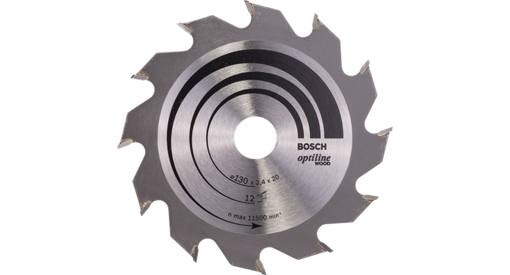 Bosch Optiline Wood Kreissägeblatt Ø 254mm 80Z