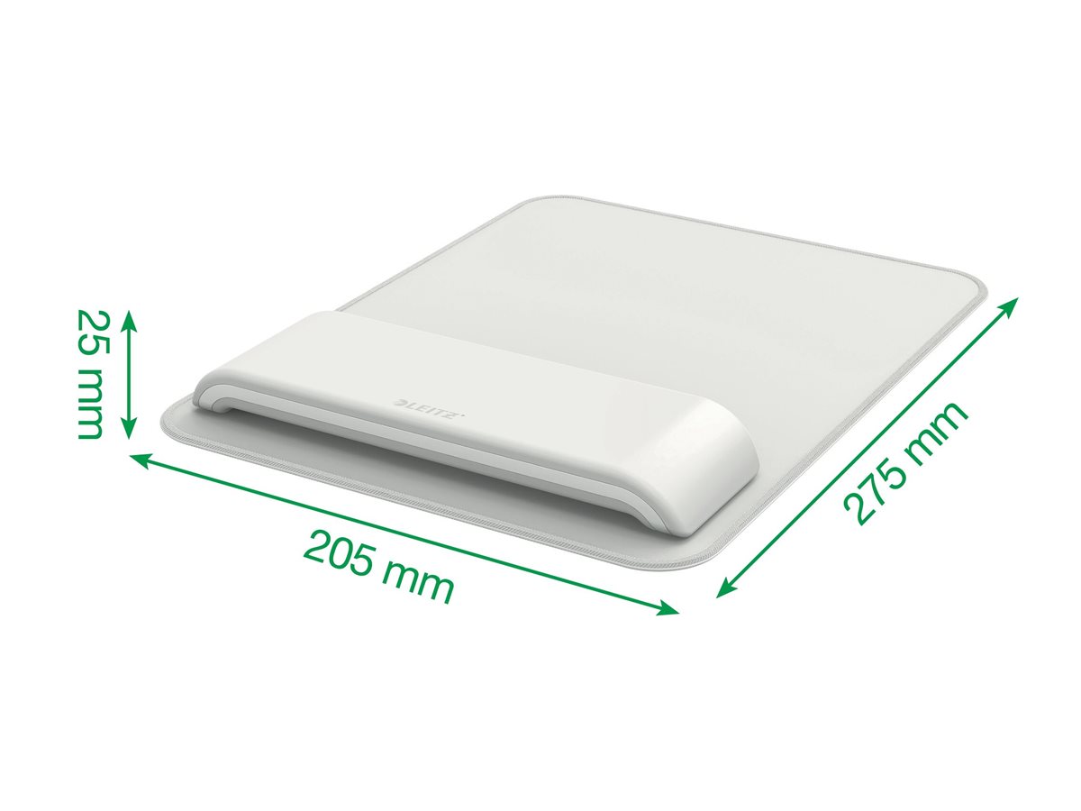 LEITZ Mousepad mit Handgelenkauflage Ergo hellgrau LEITZ Mousepad mit Handgelenkauflage Ergo hellgrau